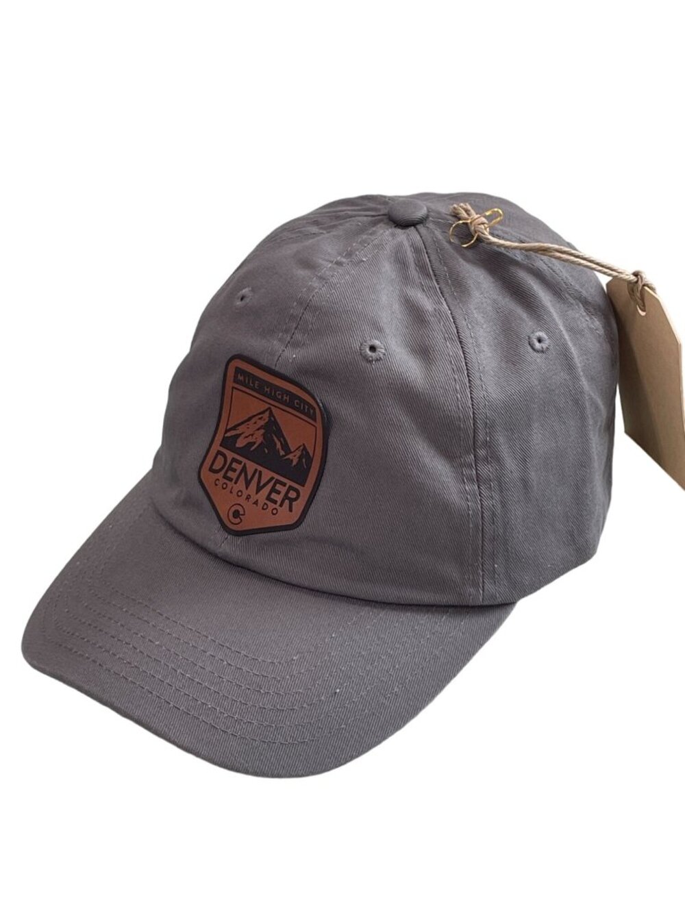 Good Land Supply Co. Baseball Cap One Size Denver Colorado Gray Adjustable NEW